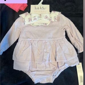 Nicole Miller Lavender Floral Onsie